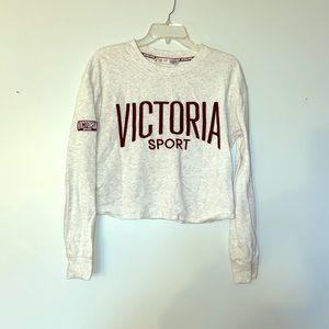 Victoria Secret cropped sweatshirt